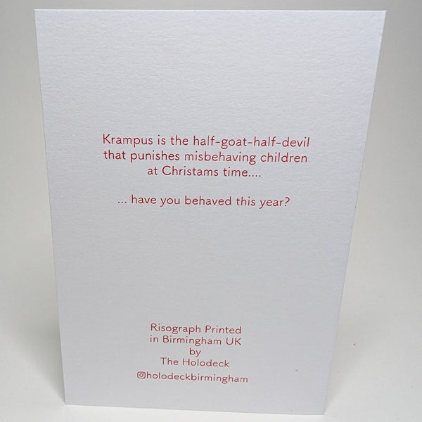 Krampus Greetings card 1