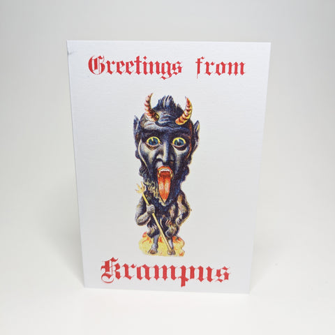 Krampus Greetings card 1