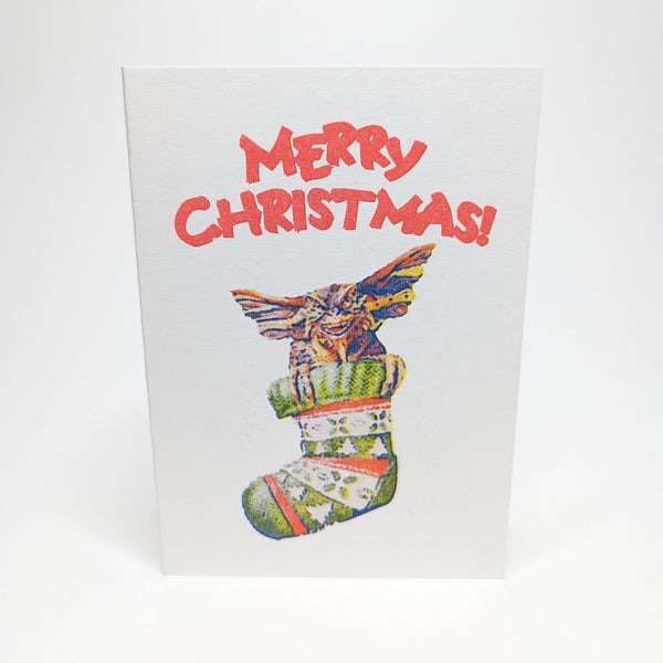 Gremlins themed Christmas Cards Pack of 5