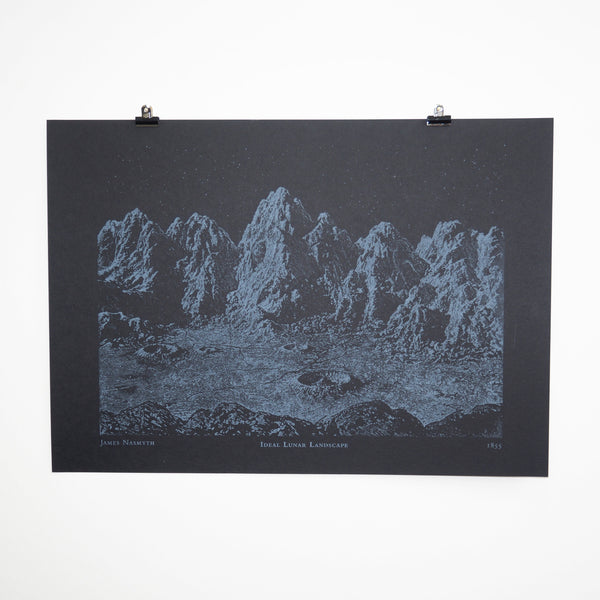 Lunar Landscape Riso Print